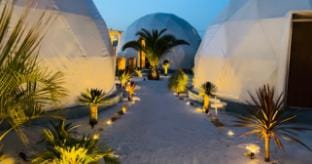 Laguna 1 min from the sea White Sand Glamping! Luxury Dome B Vacation rental in Chiba Prefecture