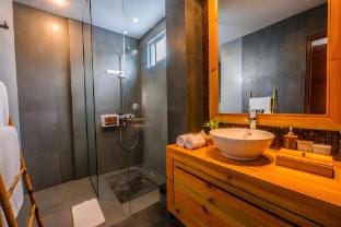 2BR Private Pool Canggu Near Atlas Beach Club Villa in North Kuta