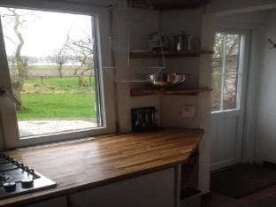 Dike House near Breskens with Stream Garden Vacation rental in Zeeland, Netherlands