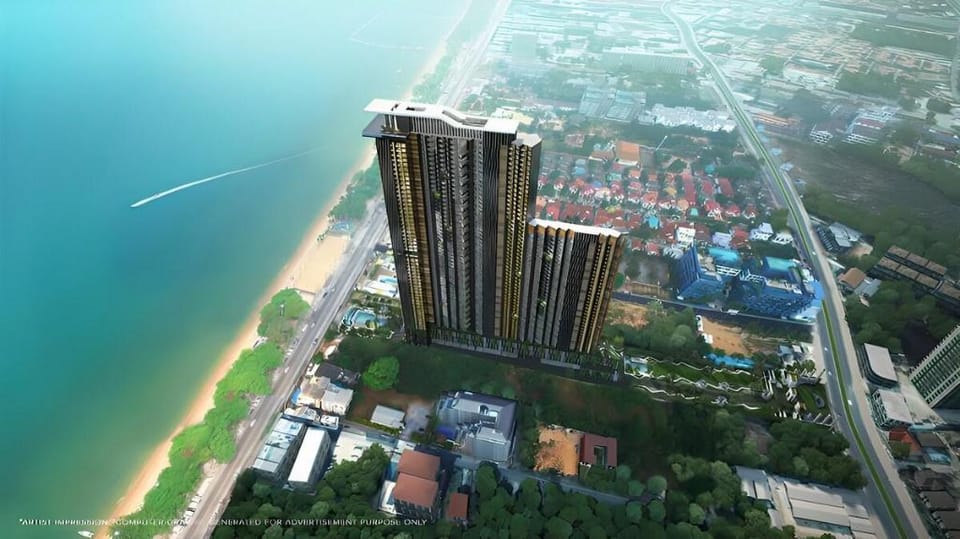 Sea View 5 Star Room - Long Term C Apartment in Pattaya City