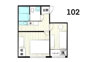 HALO  A2 Apartment in Shinjuku