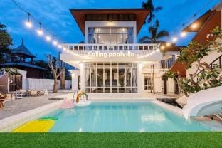 Pattaya Grand Pool Villa (2houses + Camping Set) Villa in Pattaya City
