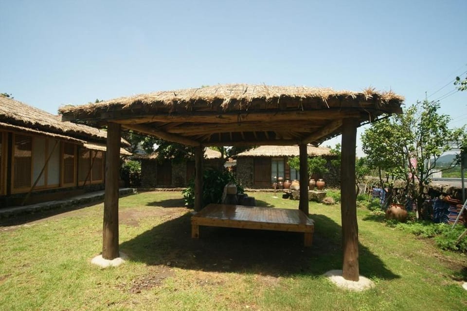 Traditional Hanok thatched house Bed and Breakfast in South Korea