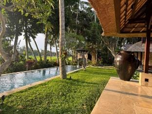 Stunning private Villa - sunset across rice fields Villa in Sukawati