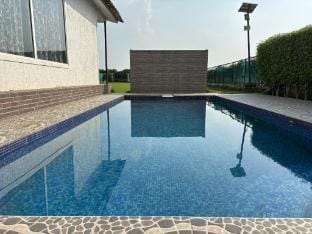GoBravo 48 -2BHK Farm with Pool & Garden - Noida Farm Stay in Noida