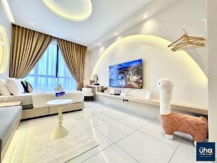 Lily Suite. Sky Trees @ 2BR 4Pax near Aeon Jusco Apartment in Johor Bahru
