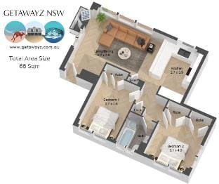 Bridgeview - Luxury 2 Bedroom Apartment Vacation rental in Sydney