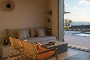Villa Trace-2 BR/Heated private pool, Sea view Villa in Santorini
