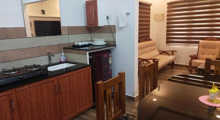 Erumaadam Bamboo Suite @ Merlys Fruit Garden Apartment in Kerala