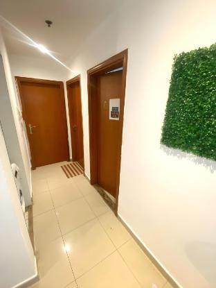 Double Striped Partition Room in Tecom Near Metro Vacation rental in Dubai