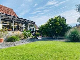 Ferienhaus mit Pool, Sauna und Blick ins Grüne Vacation rental in Saxony-Anhalt, Germany