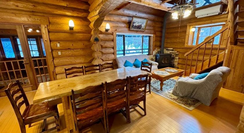 Riverside Loghouse Hakuba Chalet in Hakuba