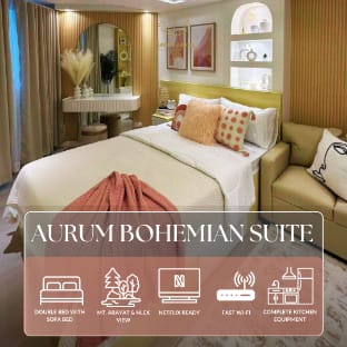 Spacious Studio w/ Sofabed | Mt. Arayat/City View Vacation rental in Calabarzon