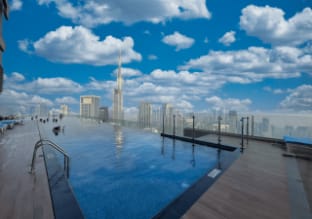 55th Floor 2BR with Burj View & Infinity Pool Vacation rental in Dubai