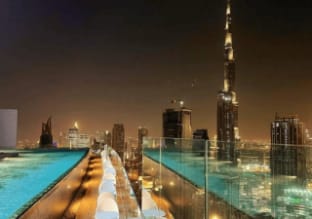 55th Floor 2BR with Burj View & Infinity Pool Vacation rental in Dubai
