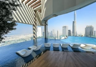 55th Floor 2BR with Burj View & Infinity Pool Vacation rental in Dubai