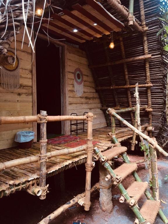 Bamboo Huts Hotel in Puducherry, India