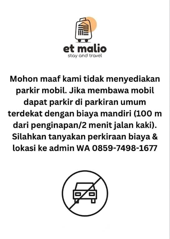 Et Malio Stay & Travel- Syariah Near Malioboro Hotel in Yogyakarta