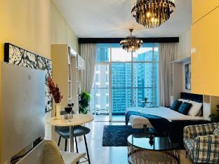 Marvellous Burj Khalifa View Studio, in Downtown Apartment in Dubai