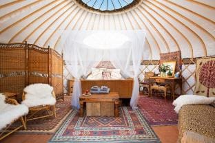 St Anne's Secret Hideaway Luxury tent in Glastonbury