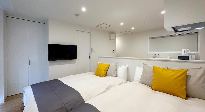 Central 2BR Apt on Lively Shopping Street Apartment in Hiroshima