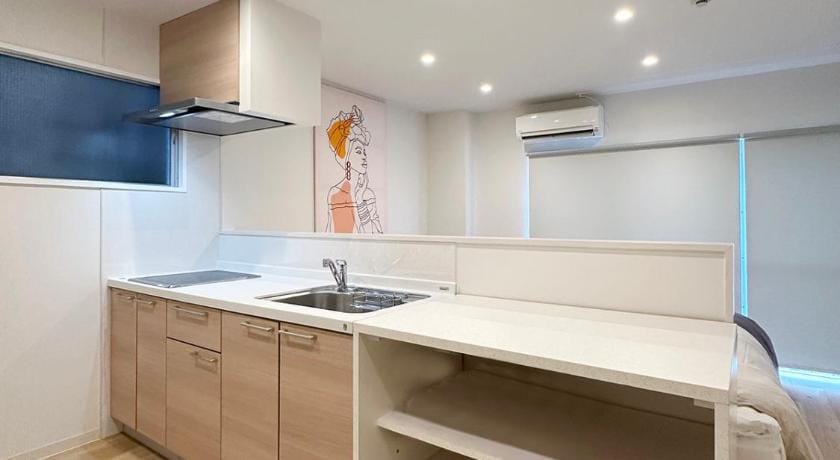 Central 2BR Apt on Lively Shopping Street Apartment in Hiroshima
