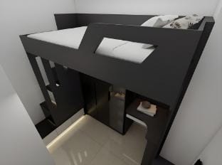 Futuristic Private Suite, 30Sec to MTR,with washer Apartment in Hong Kong