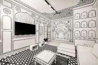 City centre luxe 1BHK With Balcony | Lalluji Luxe Vacation rental in Jaipur