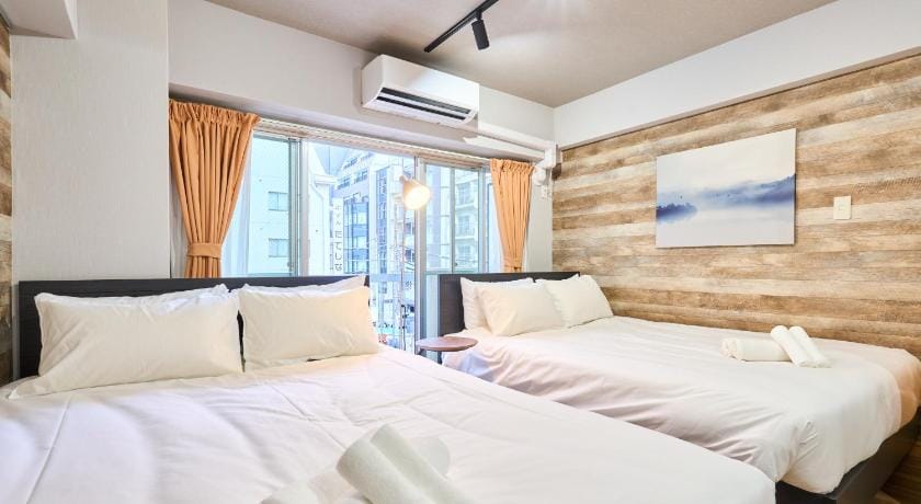 N2-3Shinjuku Sanchome Sta 4min! Balcony! EV! Max6P Apartment in Shinjuku