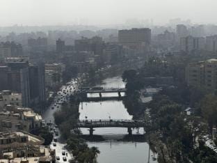 Nile view apartment in garden city Apartment in Cairo