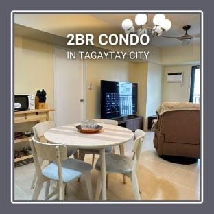 Cozy 2 Bedroom in Tagaytay | 100inTV & Parking Apartment in Tagaytay