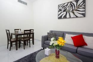 Modern 1BR Apartment with City Views in JVC Apartment in Dubai