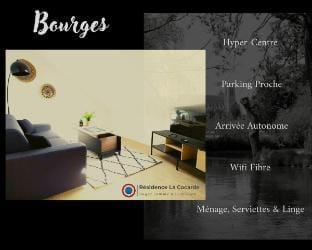 La Cocarde, Suite n°6, type Studio, Bourges Centre Apartment in Bourges