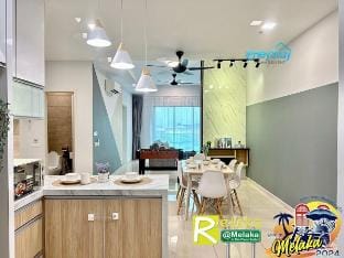 Ongkimwee 3BedRoom 9Pax/3MinsToJonkerSt/VideoGame Vacation rental in Malacca