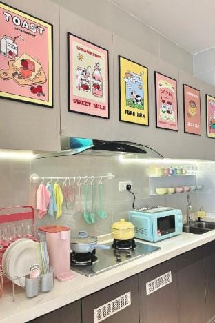 Dooga Ins-Macaron Cafe Seaview Cozy Pastel Retreat Apartment in Johor Bahru