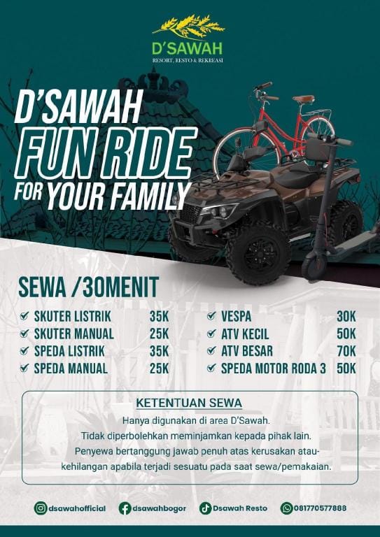 D'sawah Resort Bogor Hotel in West Java