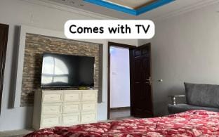شقة بغرفتين نوم دورتين في الدور الاول 7د للحرم Apartment in Medina