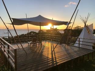 Panoramic Sunset Ocean View Cottage Double Suite Villa in Okinawa Prefecture