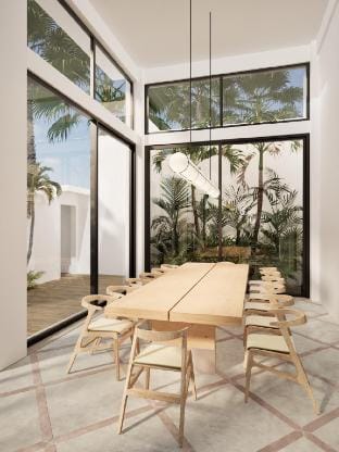 Canggu Villa-7BR |Co-Working, Pool,Rooftop Cinema Vacation rental in North Kuta