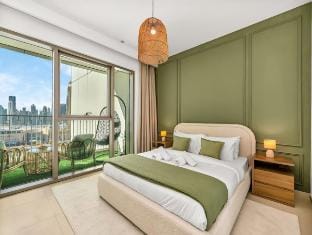 Amazing burj view, boho chic vibe, 5mn dubai mall Apartment in Dubai