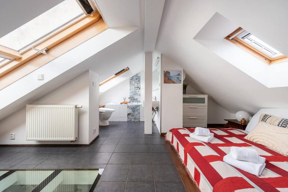 Charming Prague Apartment in Vrovice with Roof Terrace Apartment in Prague