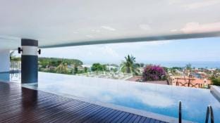 B12-Pool Access Partial Seaview 2 Bedrooms 1 Bathroom at Karon Apartment in Phuket