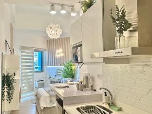 Instaworthy High Ceiling Staycation Studio @ Azure Apartment in Calabarzon