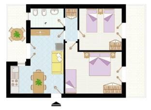 Bright and comfy two bedroom apartment with shared pool Apartment in Bibione