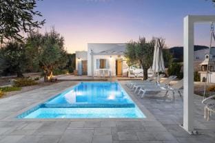Villa Kalathos Dream Galazio Villa in Rhodes, Greece