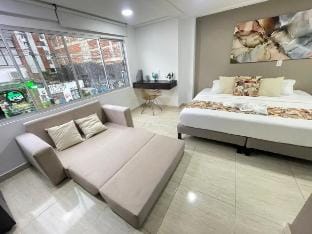 H102-Apartaestudio loft en la Castellana Norte Apartment in Armenia