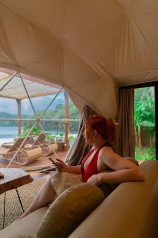 Beachfront Luxury Dome Villa on Gamat Bay Villa in Nusapenida