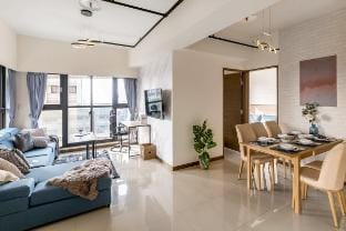 High Floor New Bldg | 5★ Ximending, Stunning Views Apartment in Taipei City