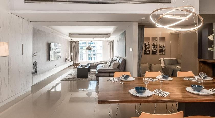 Manhattan Style High Floor 4B2bLDK Apartment in Taipei City