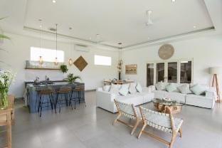 Wonderful designer villa huge garden near Samadi Villa in North Kuta